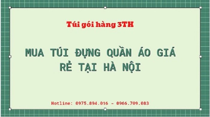 Mua túi đựng quần áo giá rẻ tại Hà Nội