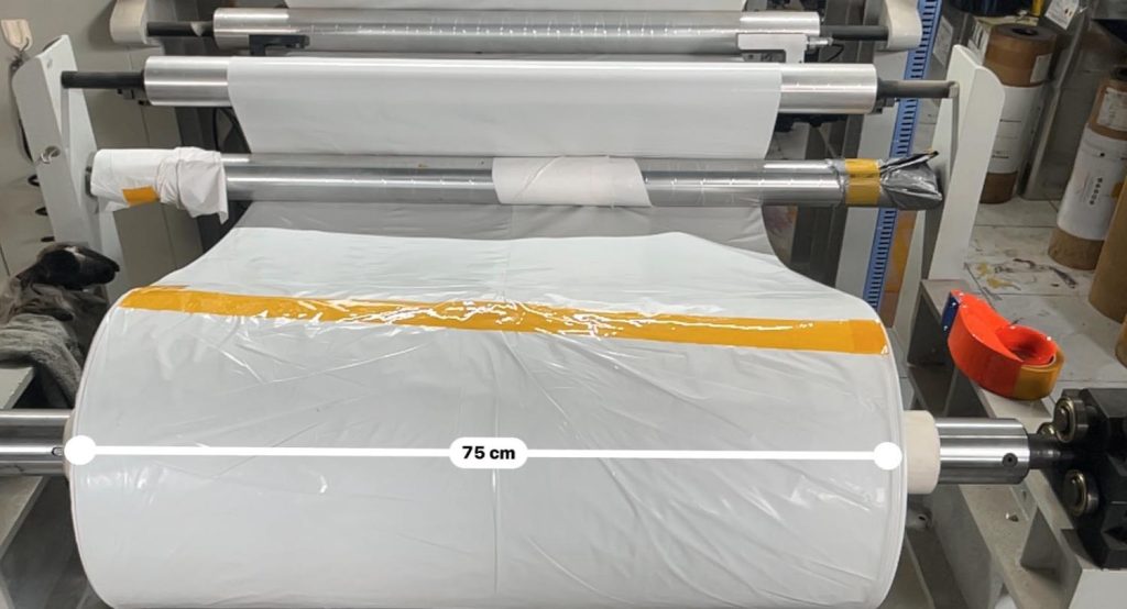 Cuộn màng PE khổ 75 cm tại xưởng 3TH